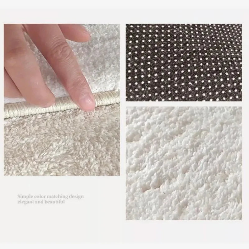 Plush, fluffy area rug—luxurious and soft for your living room, bedroom, or lounge