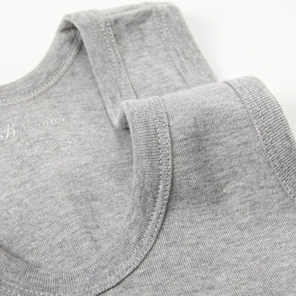 Men’s cotton sports skinny vest, 1/3/5 pack