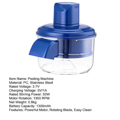 Rust-proof stainless steel electric fruit peeler