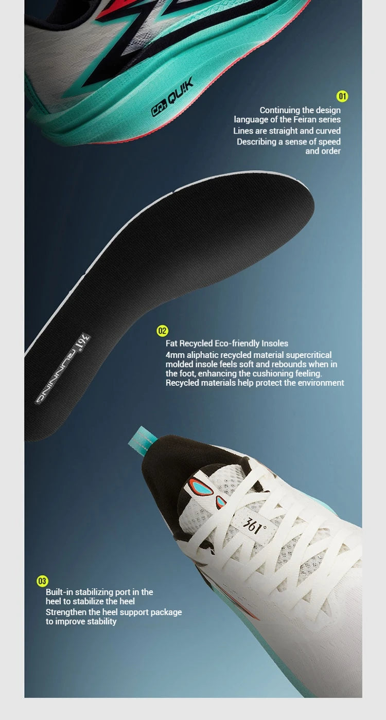 361° Flame 4.0 men’s carbon plate running shoes
