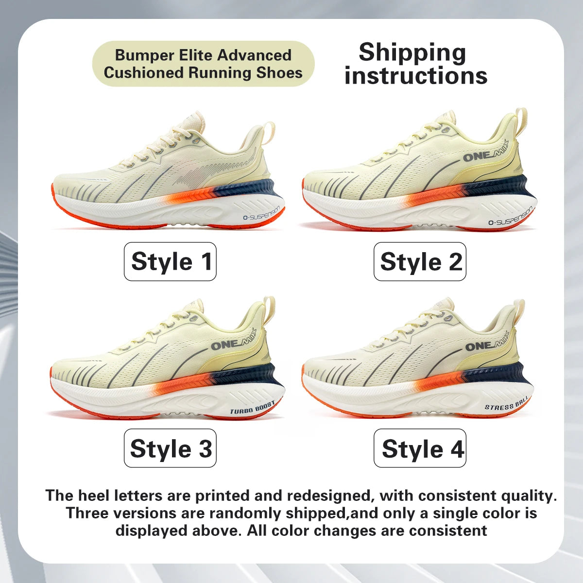 ONEMIX Cushion Running Shoes – Men & Women, Heavy Runner Friendly