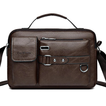 Large-capacity laptop briefcase for office, travel, or school