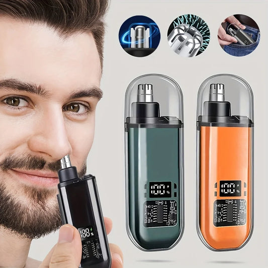 Portable mini electric hair clipper for men