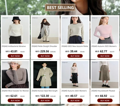 Women’s petite half-high collar embroidered knit sweater