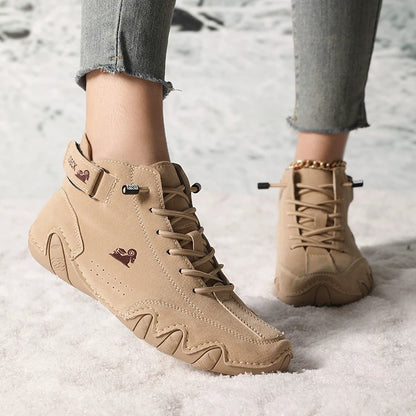 Women’s Winter Ankle Boots – Waterproof, Plush Fur Lined