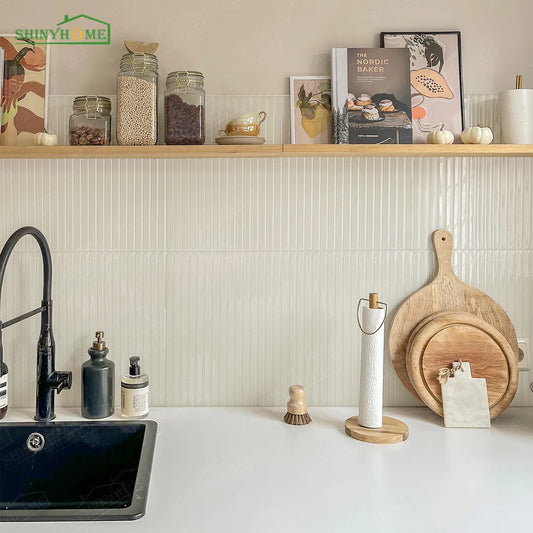 Thickened kitchen splashback stickers—peel-and-stick design