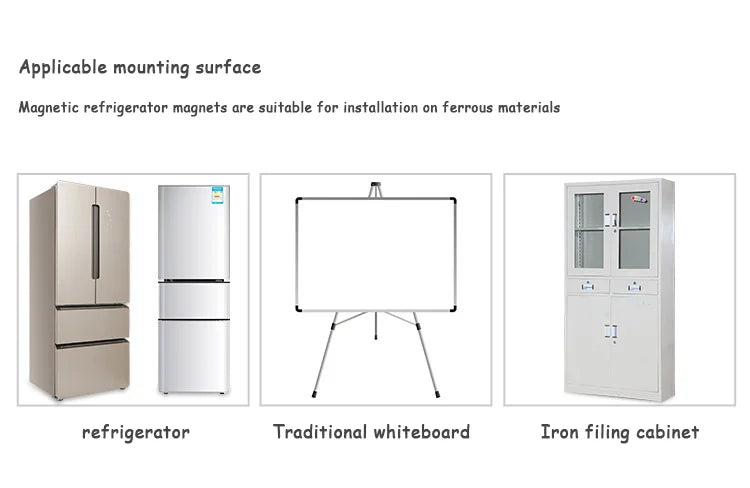 Magnetic dry erase board for fridge—perfect for reminders and memos