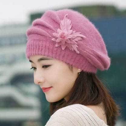 Classic Knit Beret – Stylish Warm Hat for Women