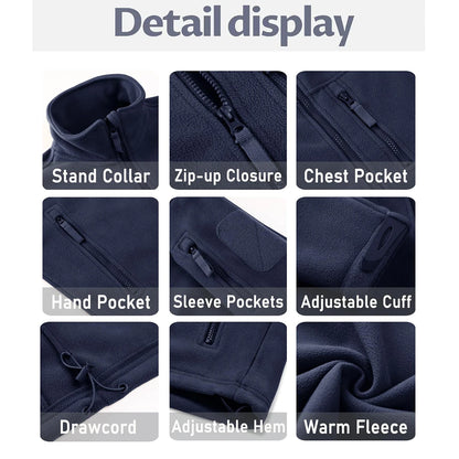 Men’s cotton-padded winter vest with stand collar