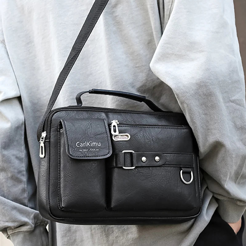 Large-capacity laptop briefcase for office, travel, or school