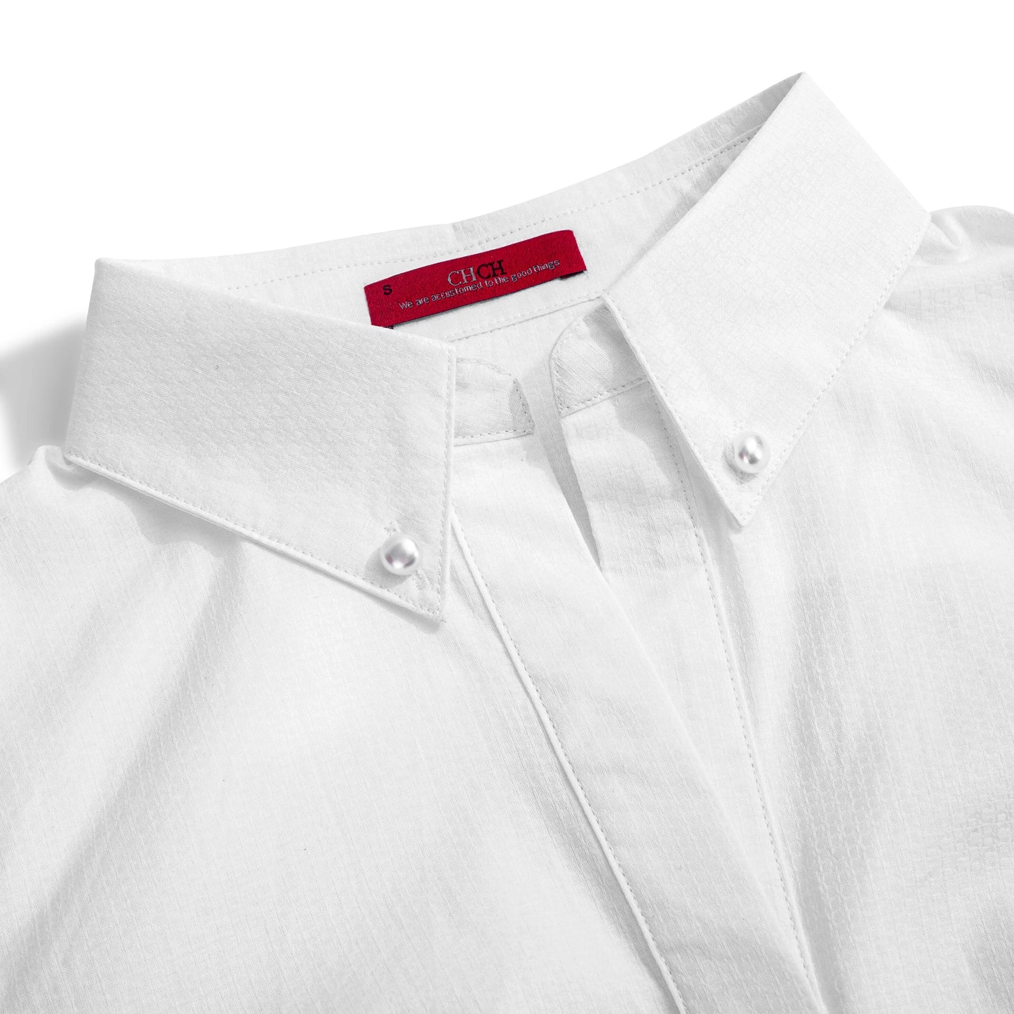 Stylish white shirt for professional women