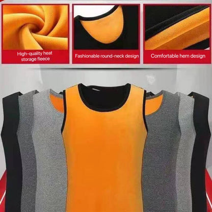 Comfortable shaping male vest for cold weather