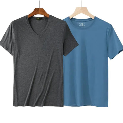 Sweat-absorbent classic round-neck gym undershirts