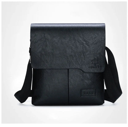 Durable premium leather side bag for men