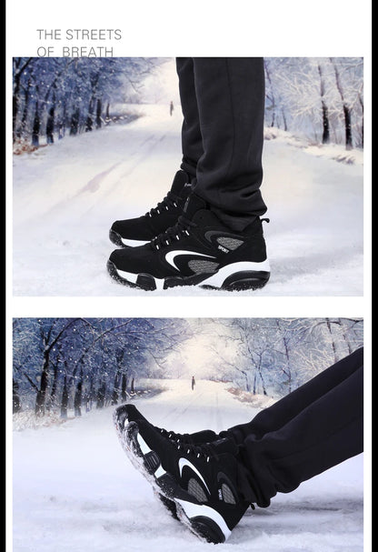Men’s winter snow shoes, warm and non-slip