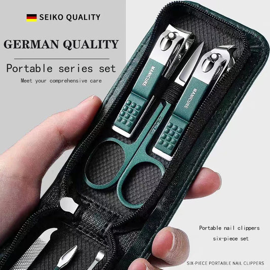 6-piece high-end nail scissors and clippers set
