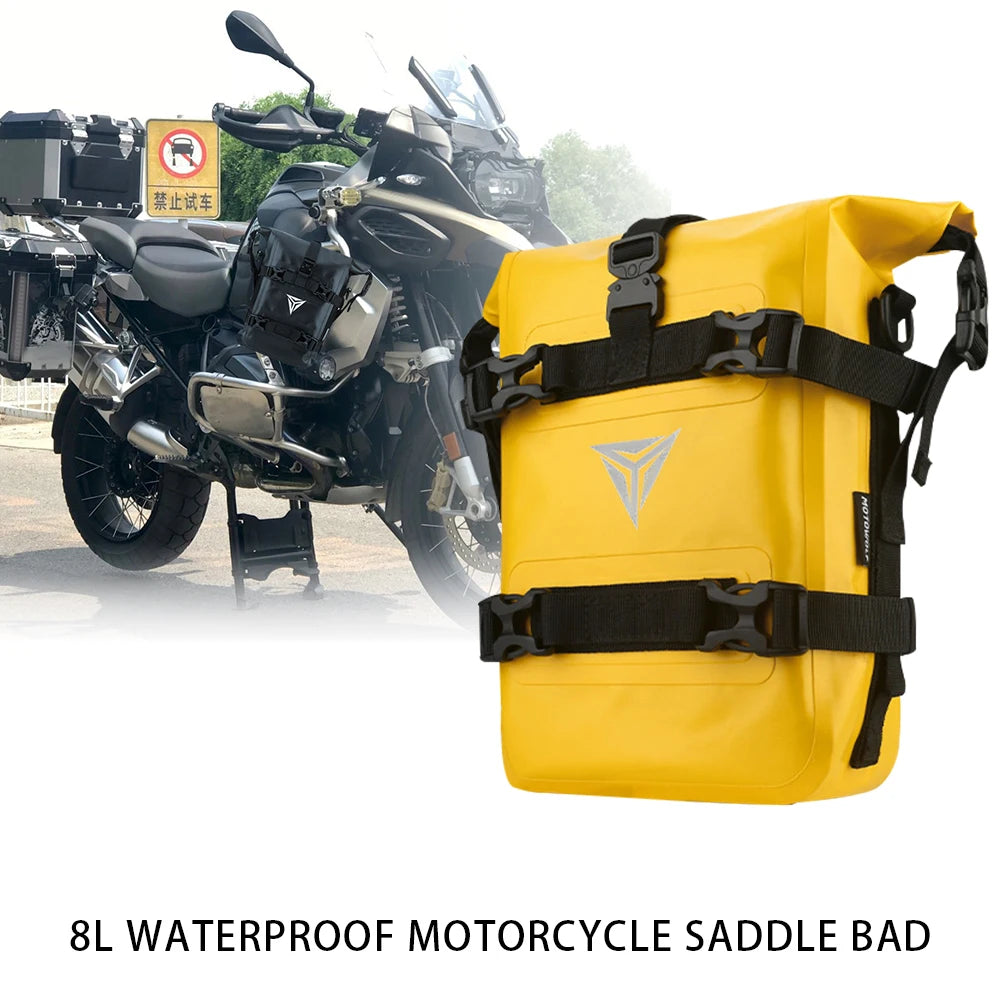 Compact protective bag for motorcycle maintenance gear