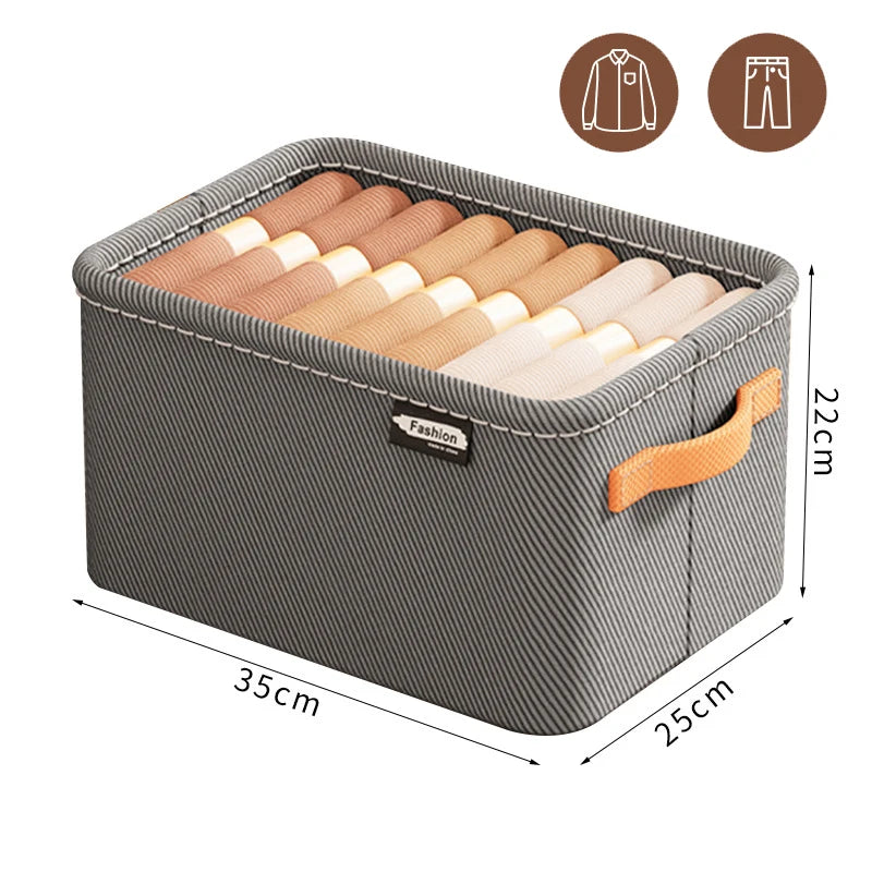 Durable wardrobe storage solution for sweaters, pants, and more