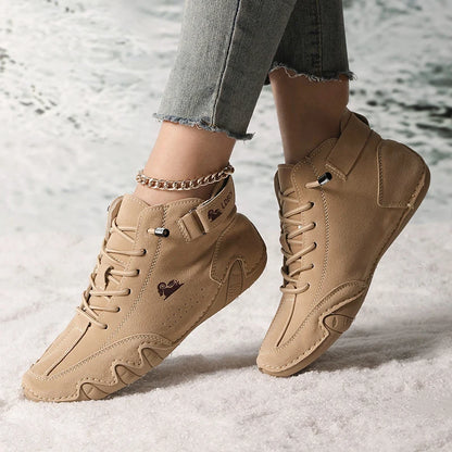 Women’s Winter Ankle Boots – Waterproof, Plush Fur Lined