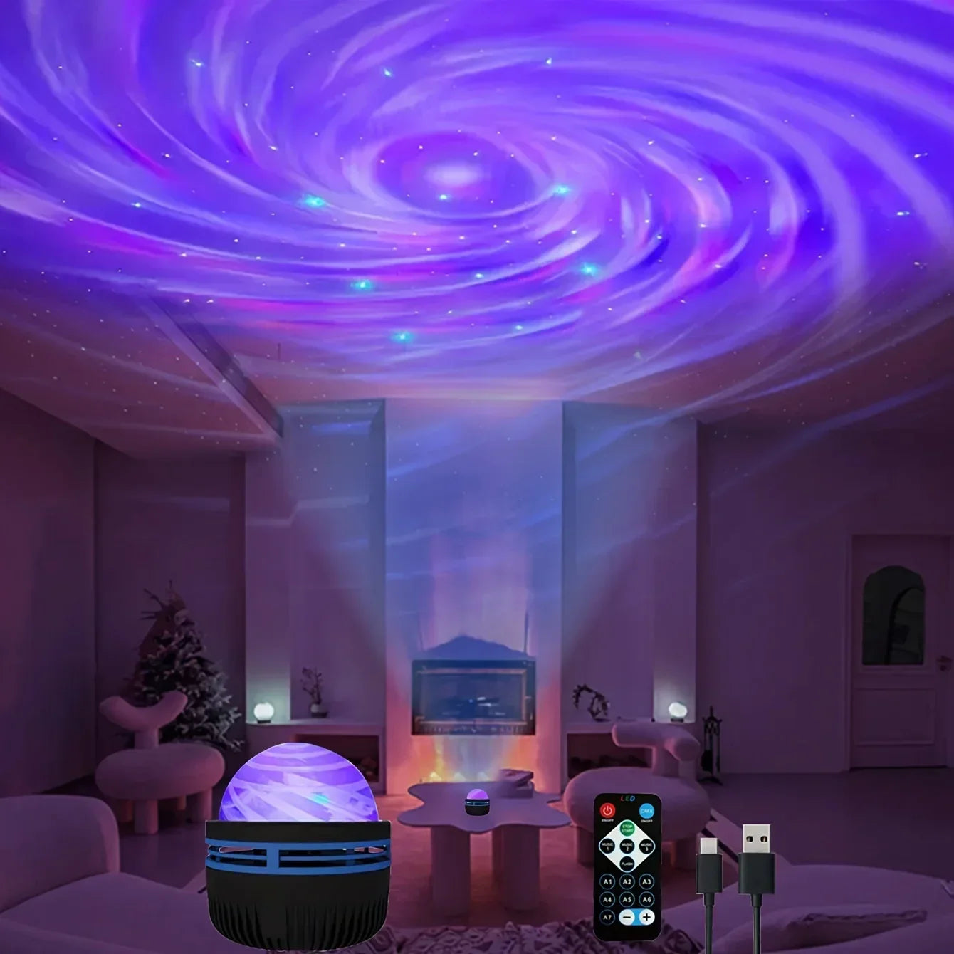 Colorful LED night lamp—perfect for children and special occasions