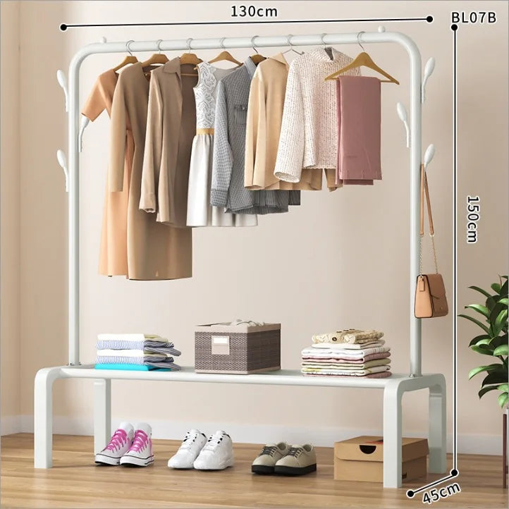 Freestanding clothes organizer for easy drying and hanging clothes
