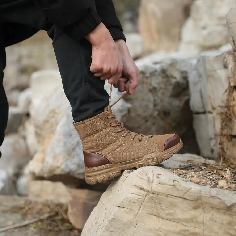 SUADEX Steel Toe Work Boots for Men — Indestructible Safety Boots