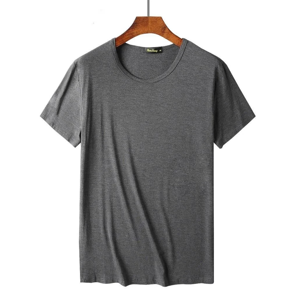 Sweat-absorbent classic round-neck gym undershirts
