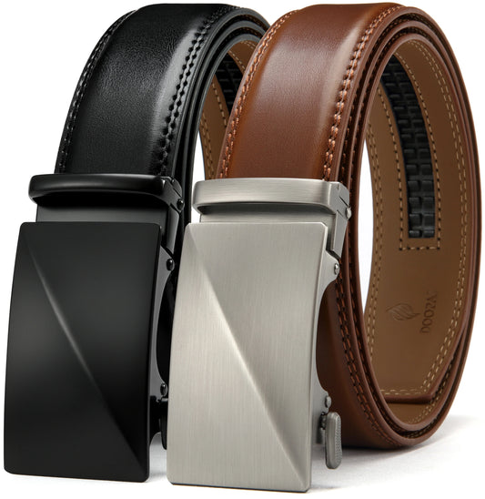 Premium designer-style leather belt for men