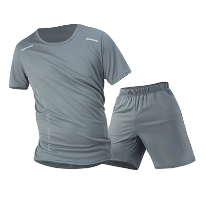 Men’s 2-piece summer sports suit, quick-dry