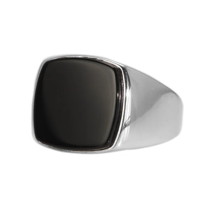 925 sterling silver men’s ring with premium natural stone