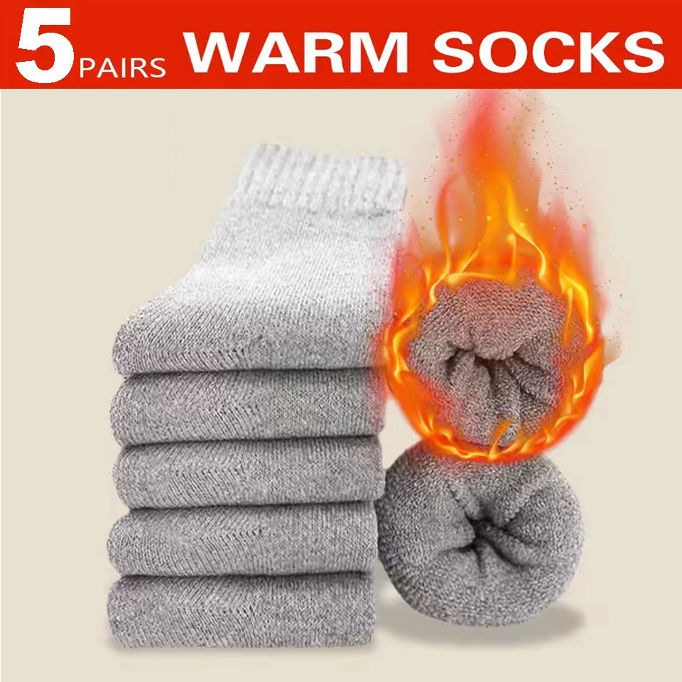 Cozy antifreeze cashmere casual socks