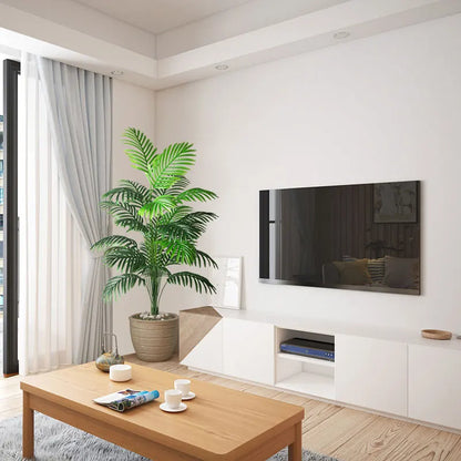 Tropical-style artificial tree—perfect for living room or patio décor