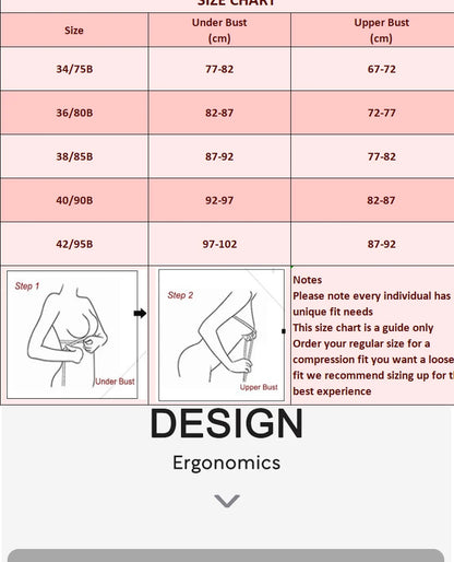 Women’s Seamless Push-Up Bra – No Wire, Breathable Design
