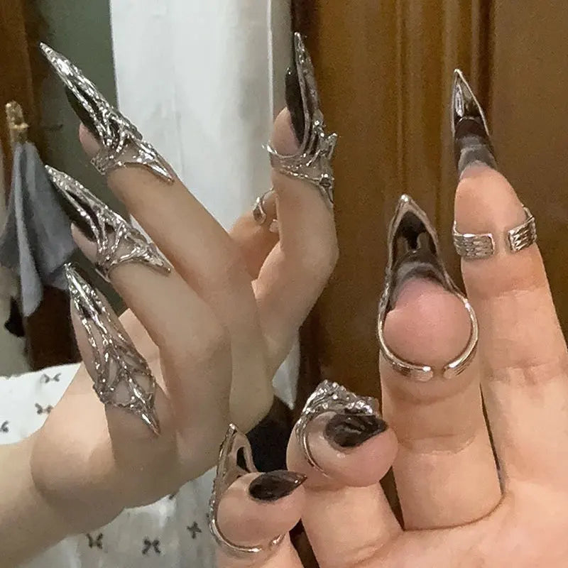Punk Fingertip Ring – Unique Party Jewelry for Women