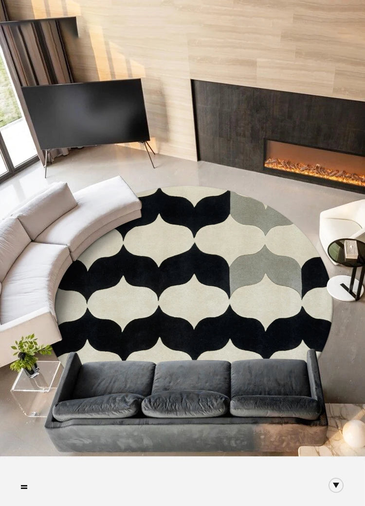 Plush, fluffy area rug—luxurious and soft for your living room, bedroom, or lounge
