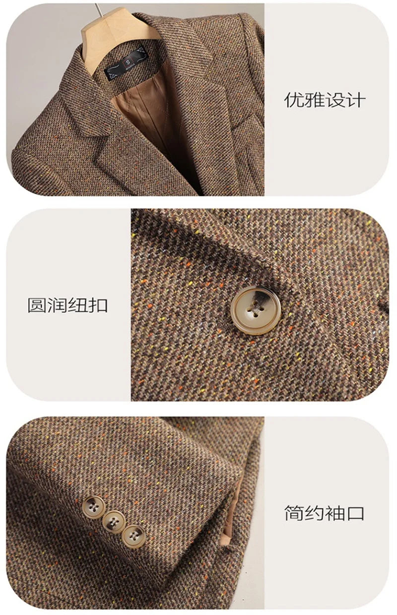 Autumn/winter office coat for ladies