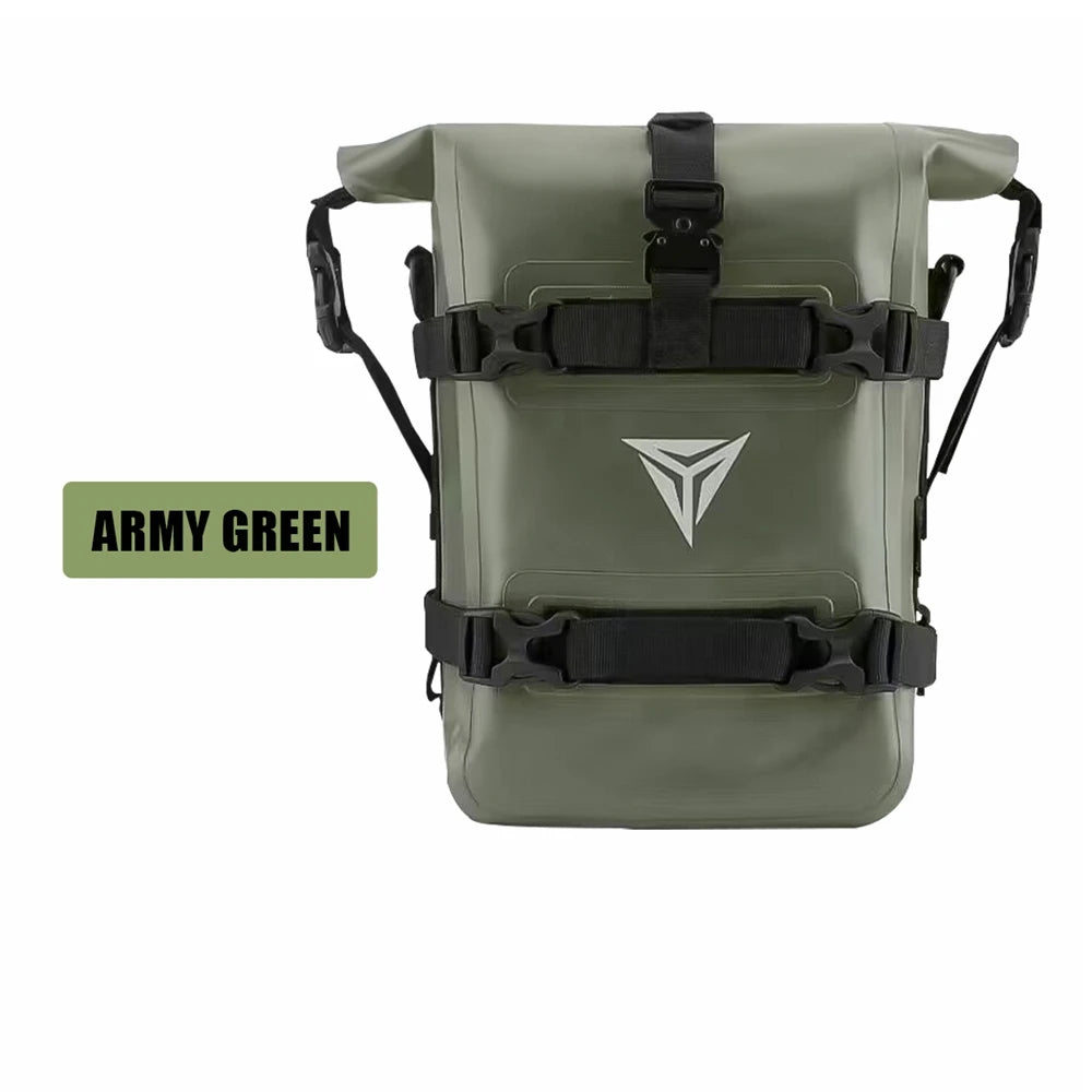 Compact protective bag for motorcycle maintenance gear