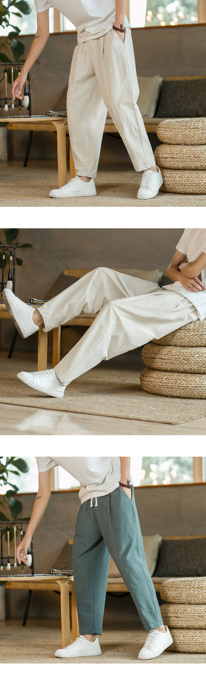 porty jogger pants with a loose fit and clean solid design