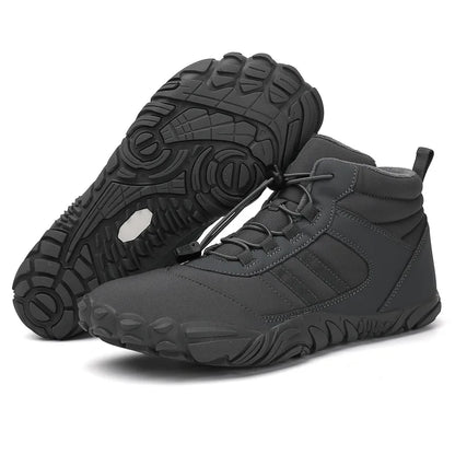 Winter Snow Boots – Warm Fur Lined, Non-Slip Barefoot Style