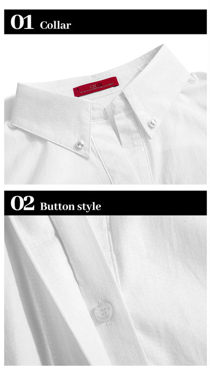Stylish white shirt for professional women