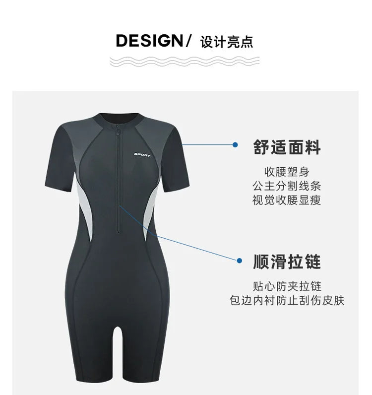 Sports Swimsuit – Comfortable Slim Fit for Women