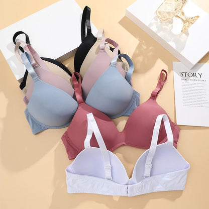 Women’s Seamless Push-Up Bra – No Wire, Breathable Design