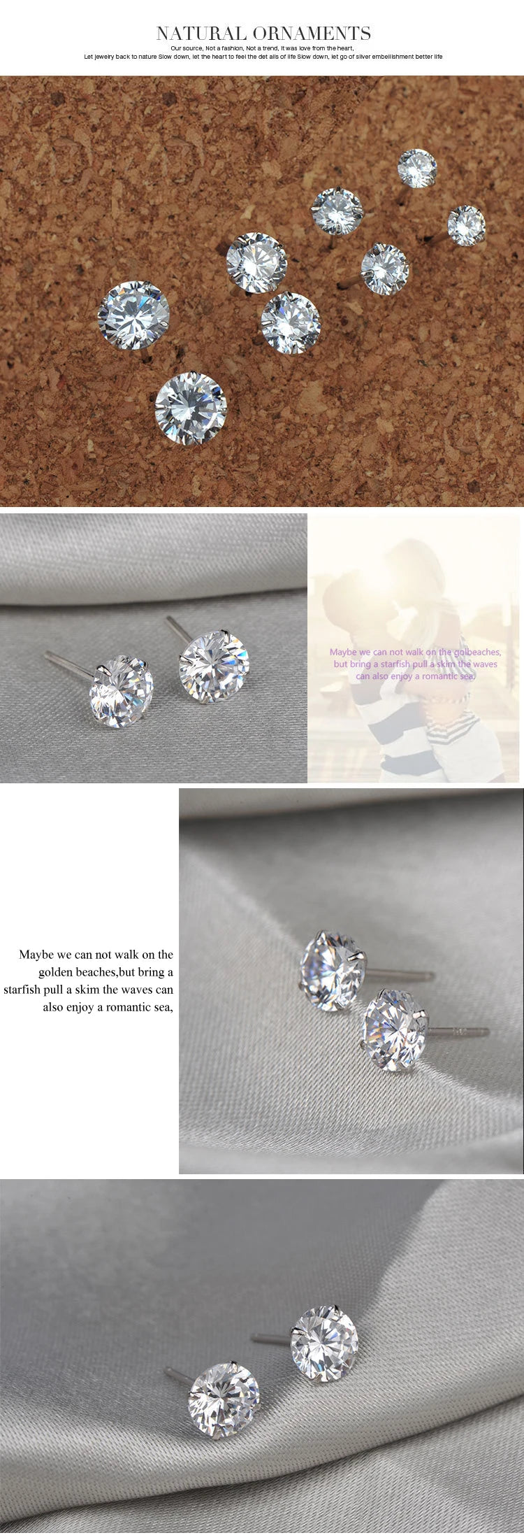 25 Sterling Silver CZ Stud Earrings – Classic Channel Set