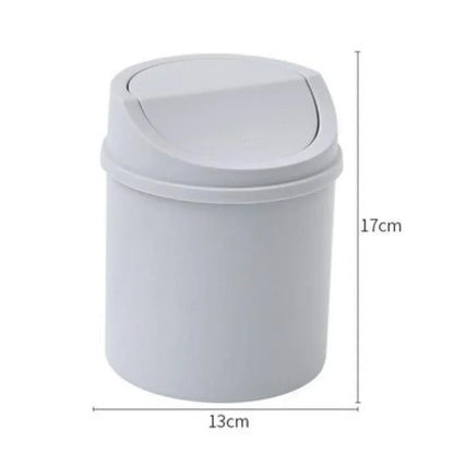 Portable mini waste bin for office, vanity, or study table