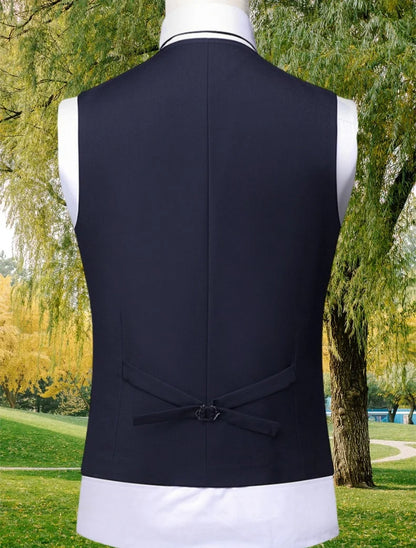 Elegant groomsmen suit jacket, vest & pants