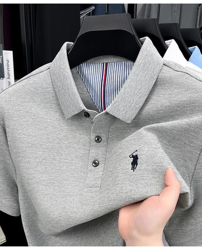 Men’s 100% cotton short sleeve polo shirt
