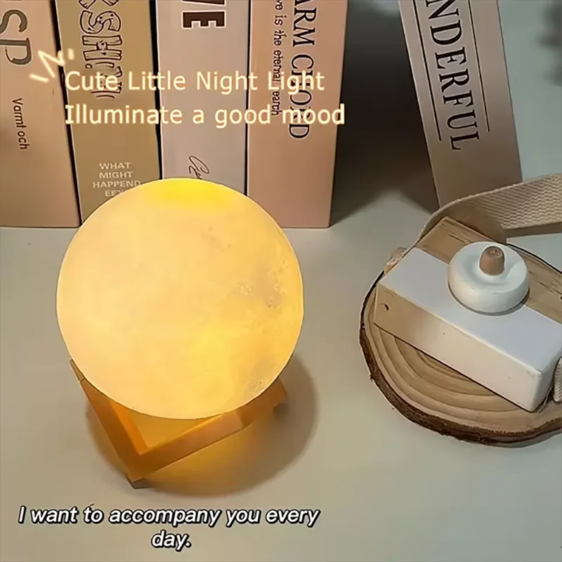 Decorative LED moon light for cozy indoor ambience