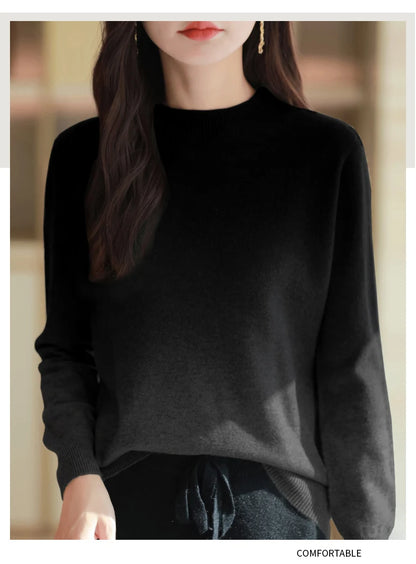 Women’s thick fine wool gradient sweater
