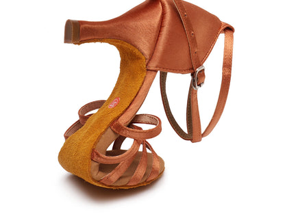 Women’s Latin Dance Shoes – Suede Sole, 5/7cm Heel
