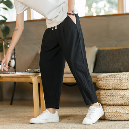 porty jogger pants with a loose fit and clean solid design